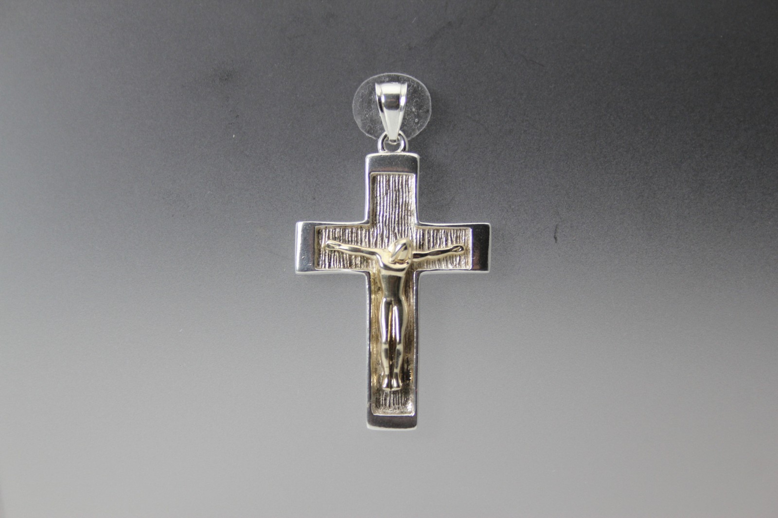Gold Plated 925 Sterling Silver Crucifix Cross Pendant 7.2 Grams (PEN10229)