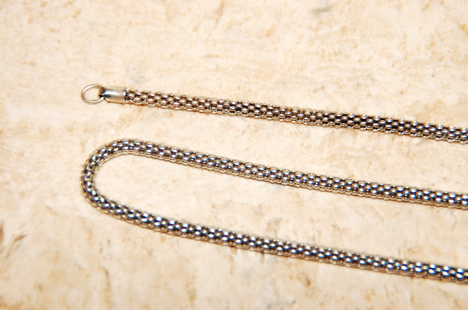 Super Rare James Avery 925 Silver 18″ Popcorn Chain Necklace – NICE!