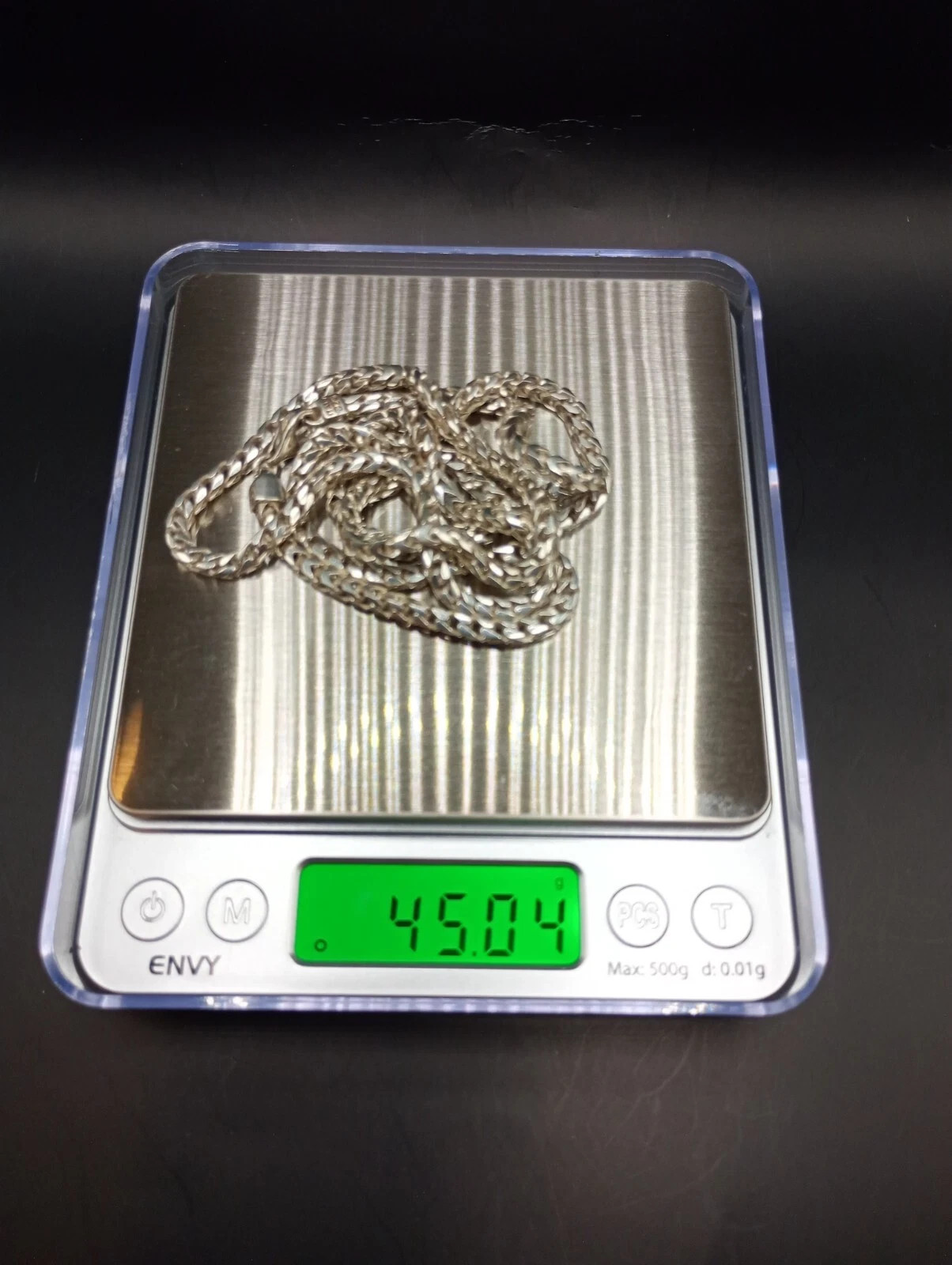 Silver Sterling Necklace 45gr Hallmarked 925 Made Italy Accessories Unisex Adult