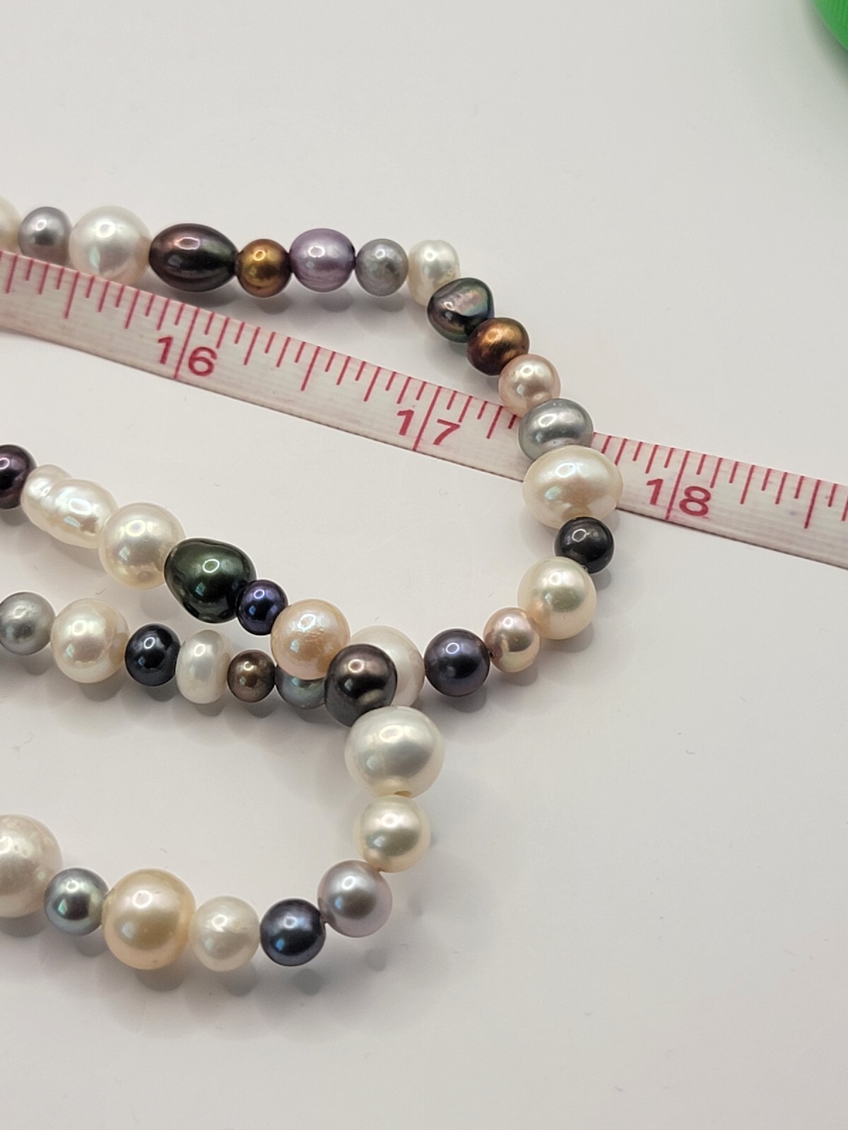 Honora Pearl Necklace Multi-Colored 36″ No Metal Continuous Strand