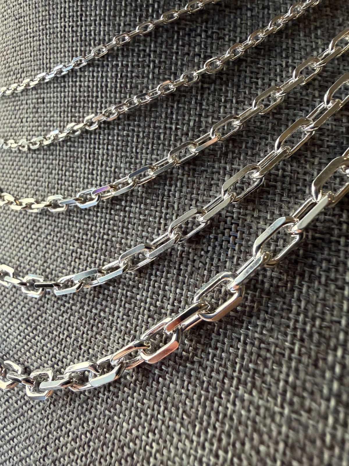 Sterling Silver Mariner Anchor Chain Necklace 1mm 2mm 3mm 4mm 5mm 7-30″ Unisex