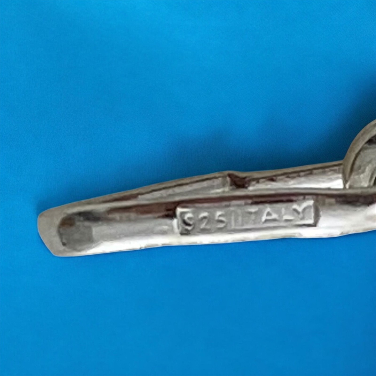 Italian 925 Sterling Silver Cross Pendant Plain Real Silver Tube Crucifix- ESP41