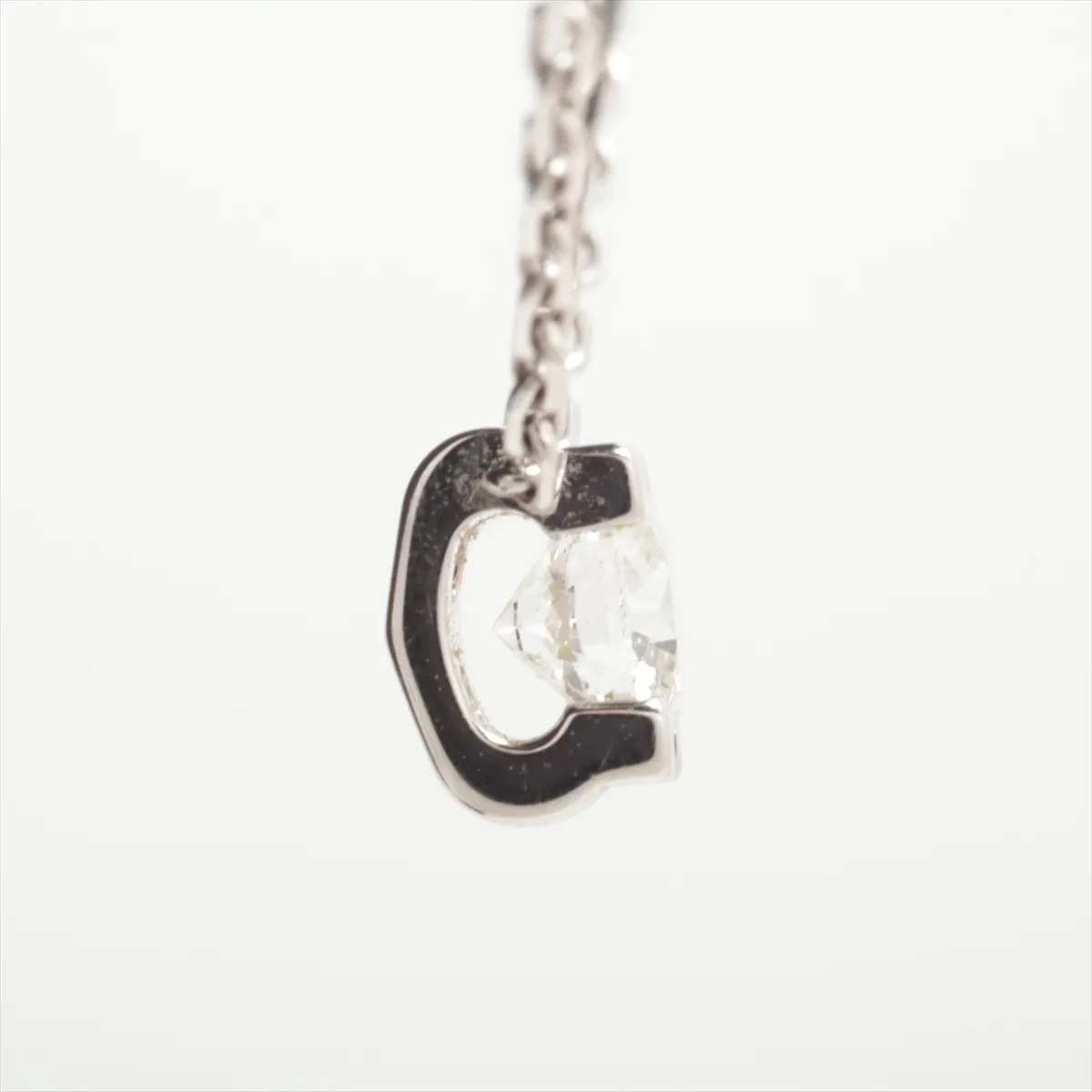 Cartier C de Cartier diamond Necklace 750(WG) 3.0g 0.24 G VS1 3EX NONE CRN741370