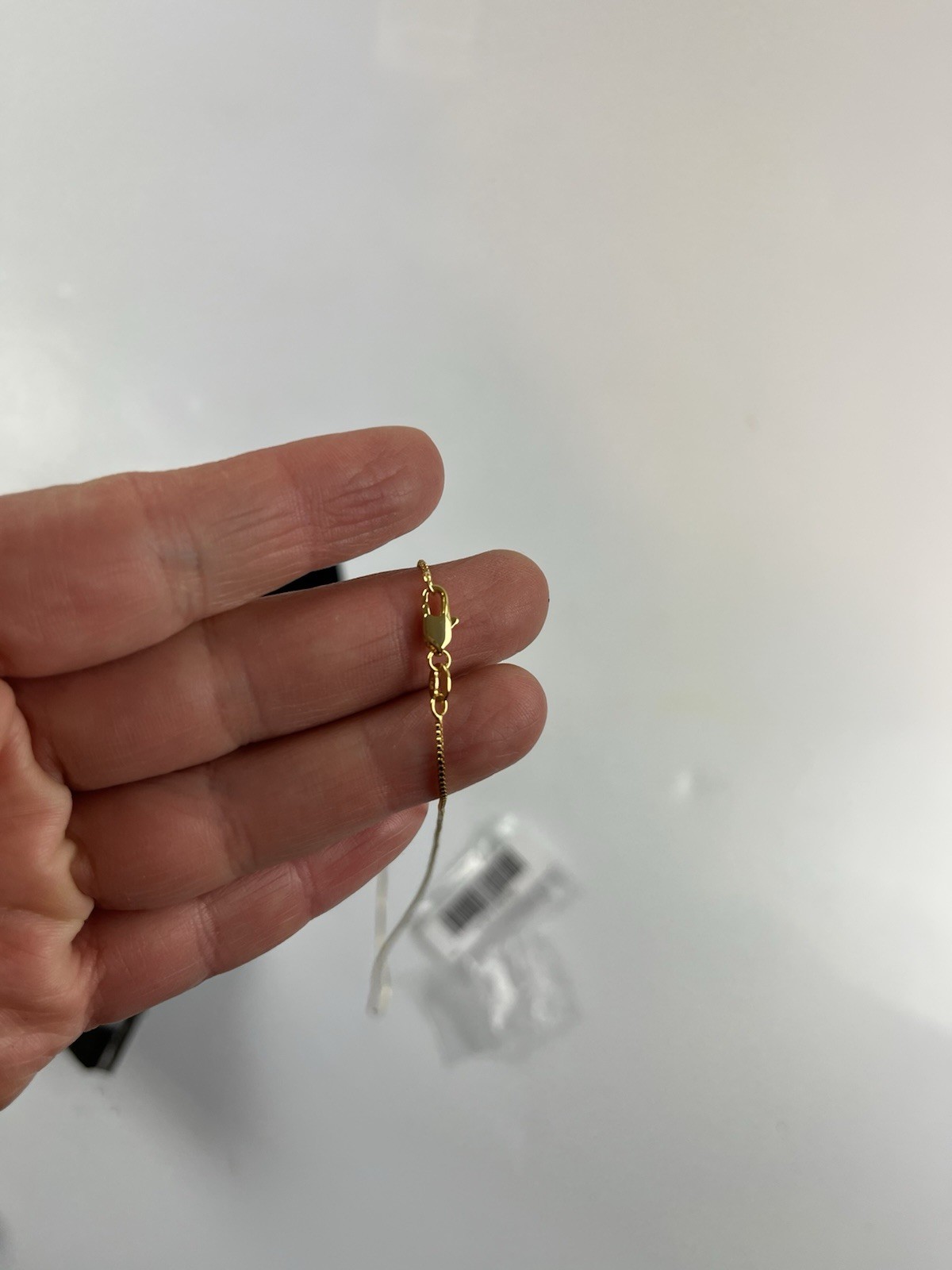 Spetlex 14K Yellow /white/rose Gold Box Chain Necklace Lobster Clasp 20in