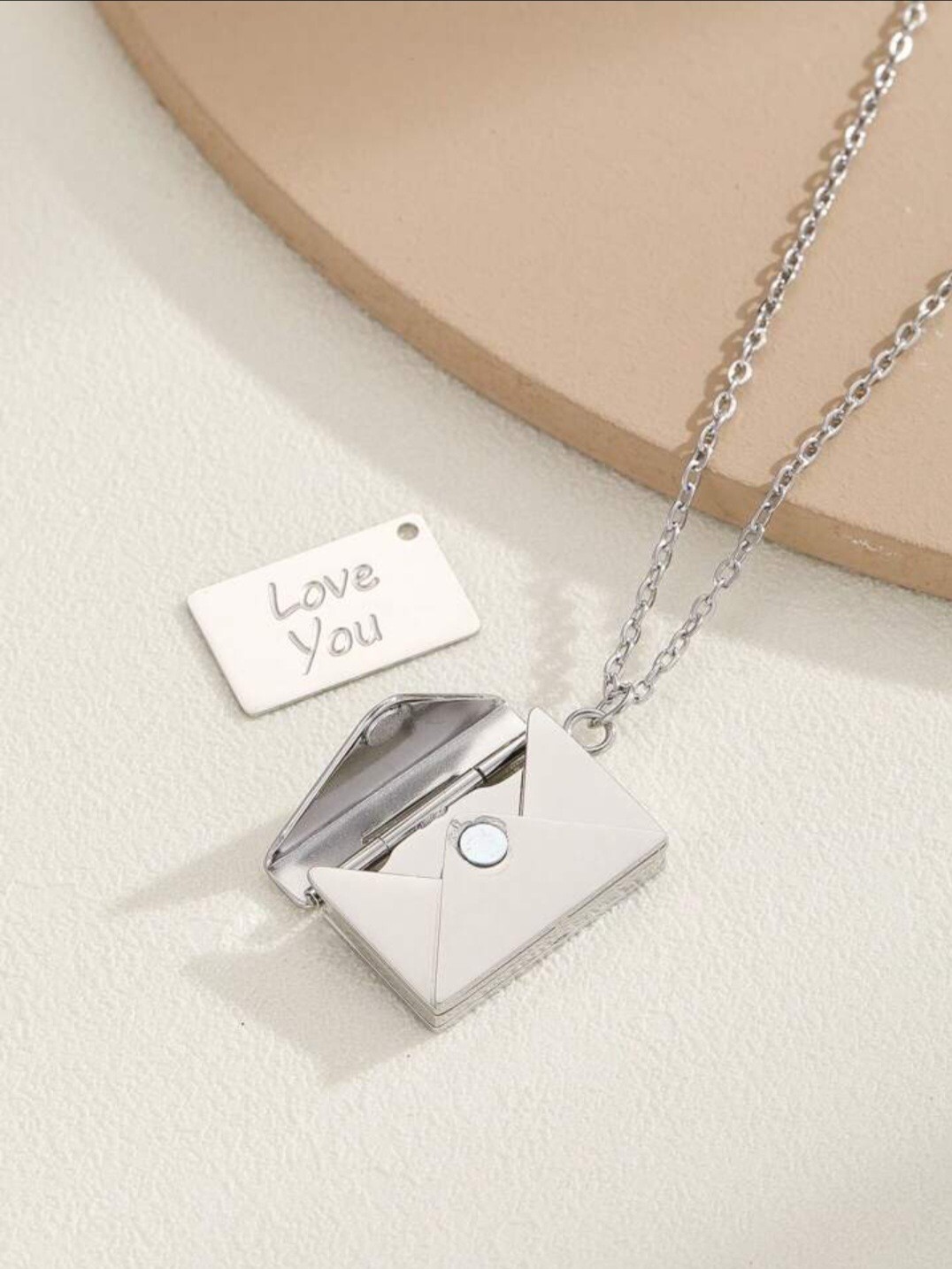 Secret Message Envelope Necklace Chain ⛓️ Very Good For Gift