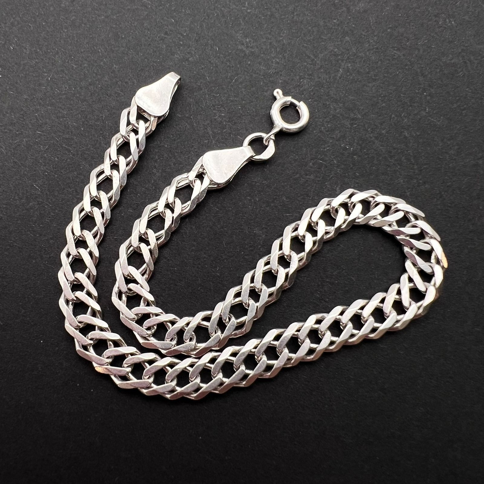 Elegant Vintage 925 Sterling Silver Chain Classic Solid ,Necklace Marked 8.1 gr