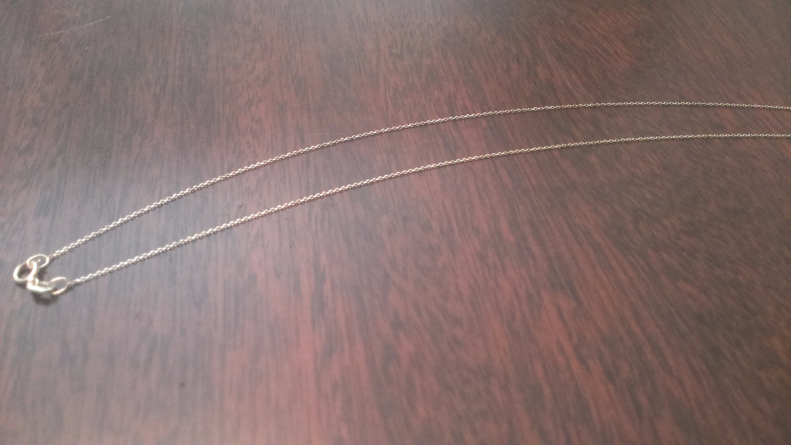 10K YELLOW GOLD DIAMOND CUT CABLE LINK NECKLACE PENDANT CHAIN 18″ LENGTH 0.6 mm