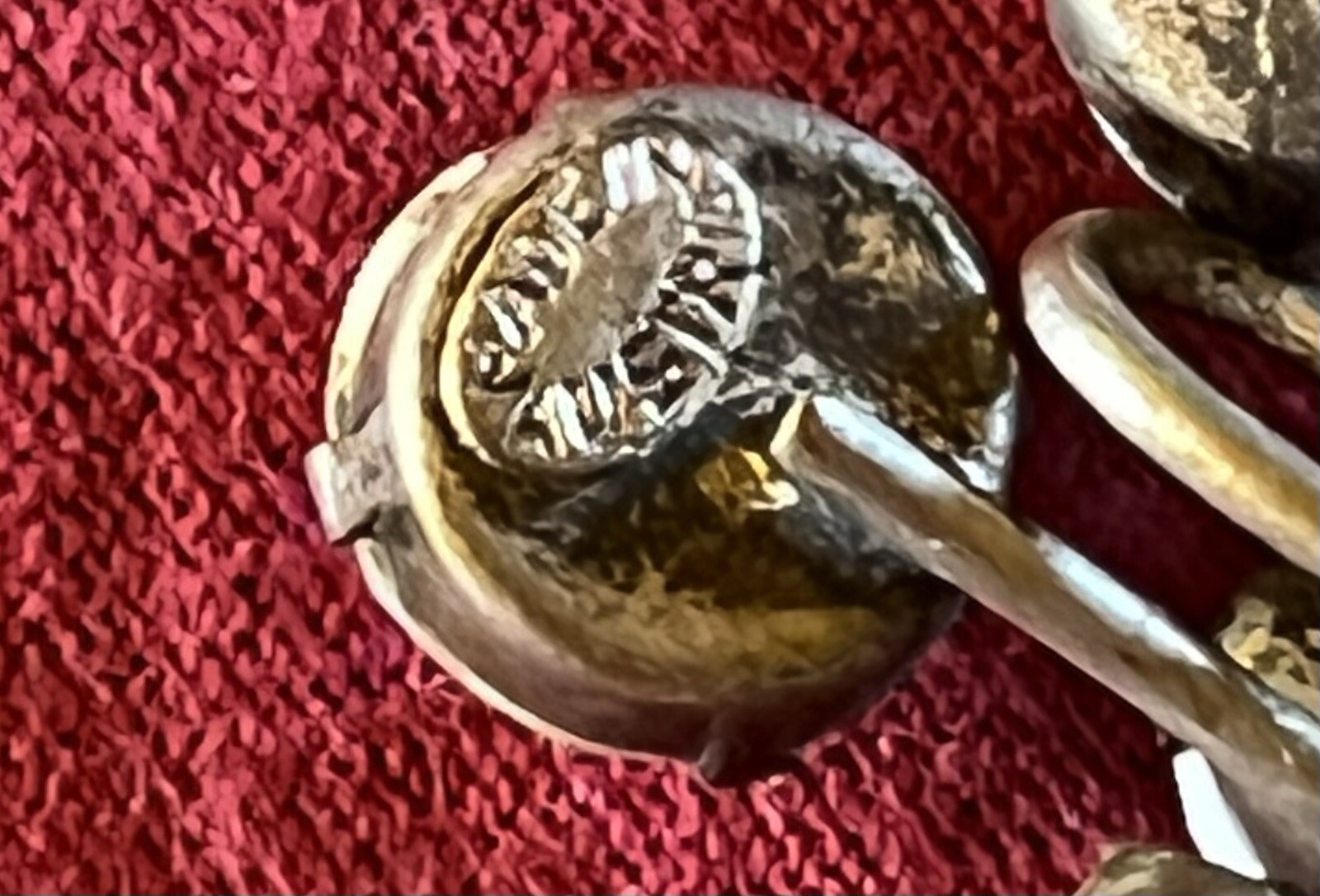 Sterling Crystal Pendant On Silver Chain Marked Australia