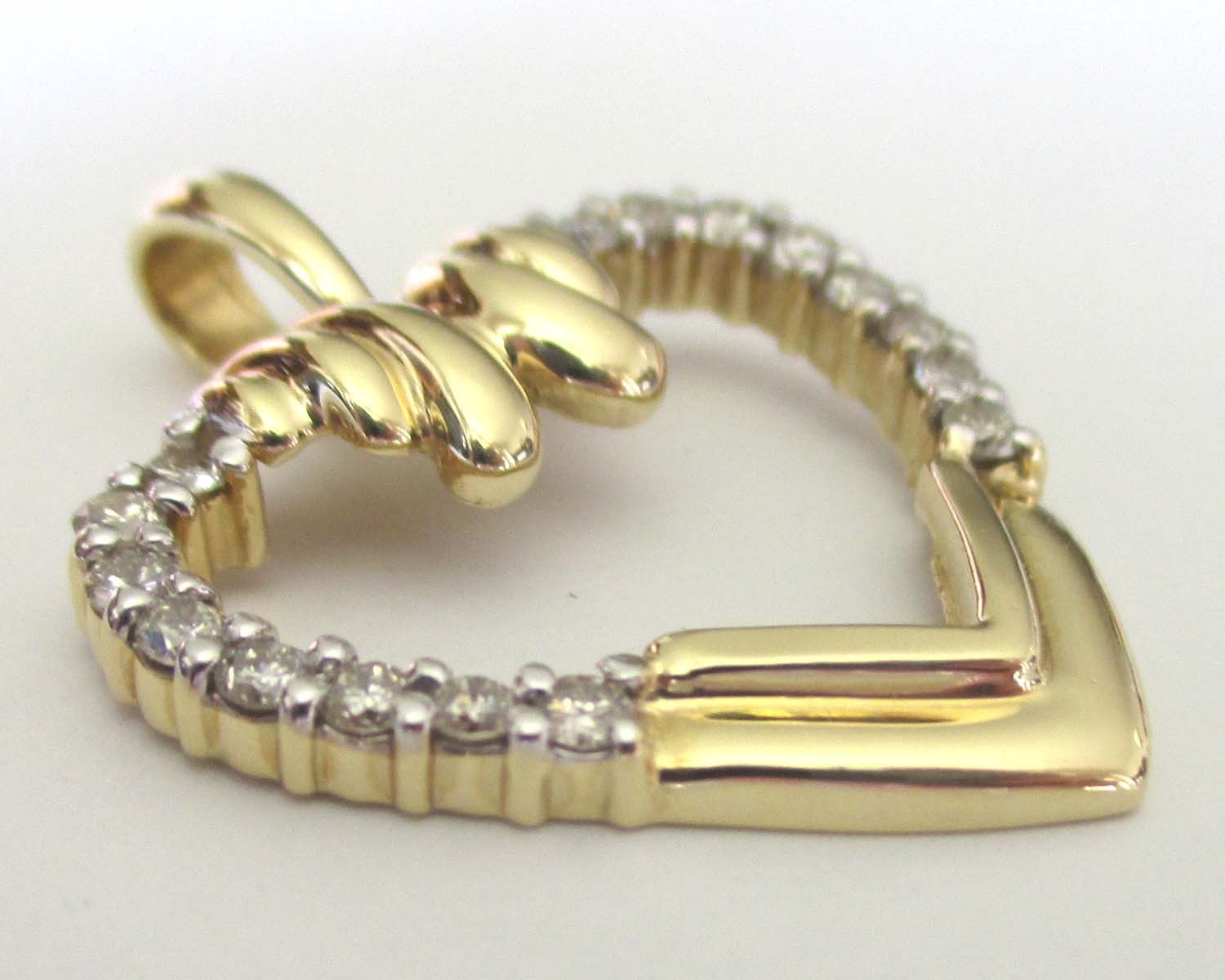 14K Diamond Pendant