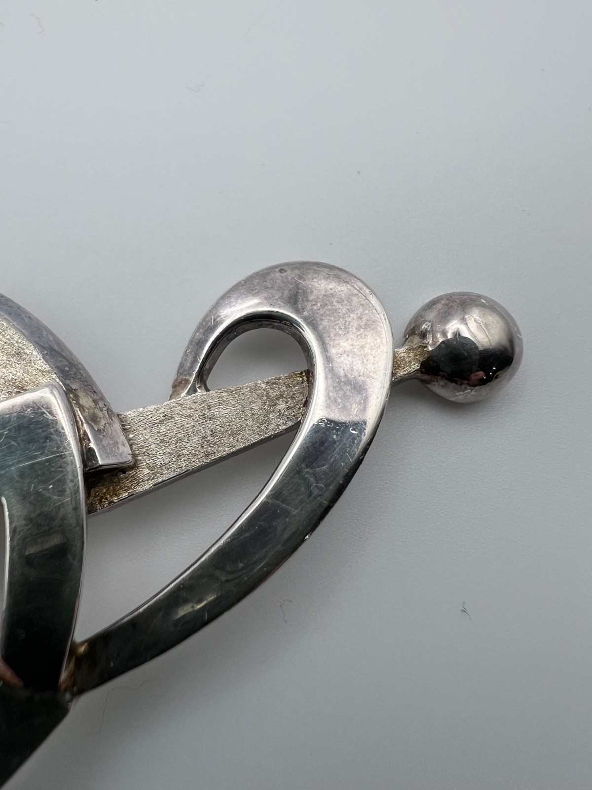 Daniel Gutierrez Taxco Mexico Sterling Silver Modernist Pendant