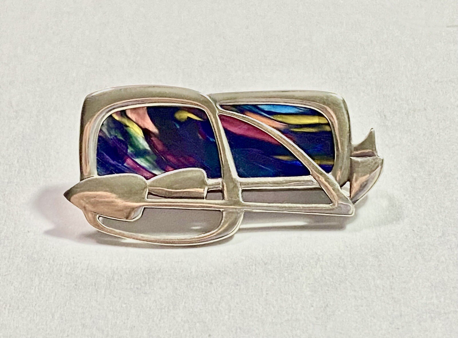 PAT CHENEY + JOHN DITCHFIELD Collaboration ‘Chene D Glas’ BROOCH & PENDANT opt