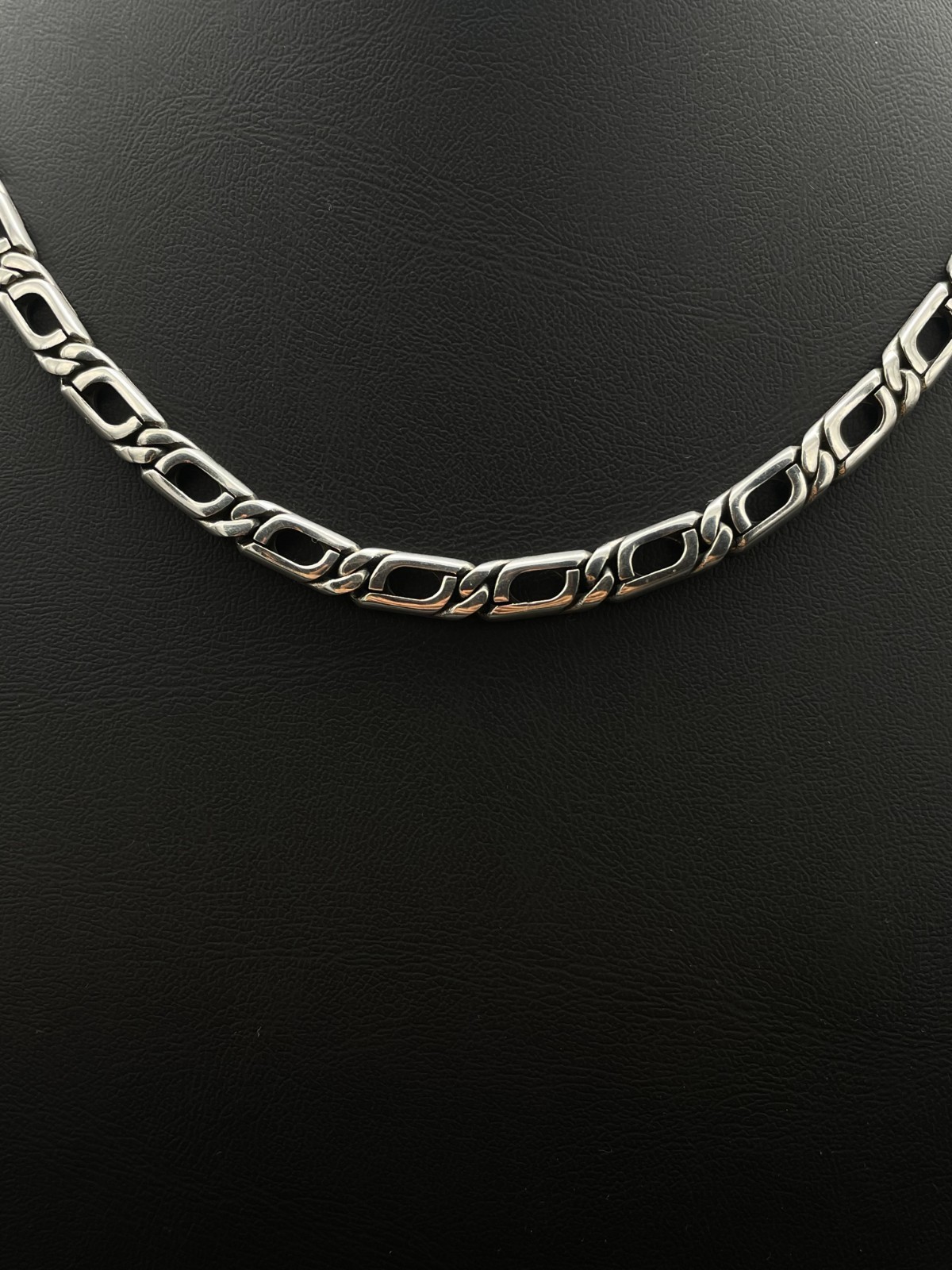 925 Sterling Silver Solid Italian Design Figaro Link Chain Necklace Gift for Him