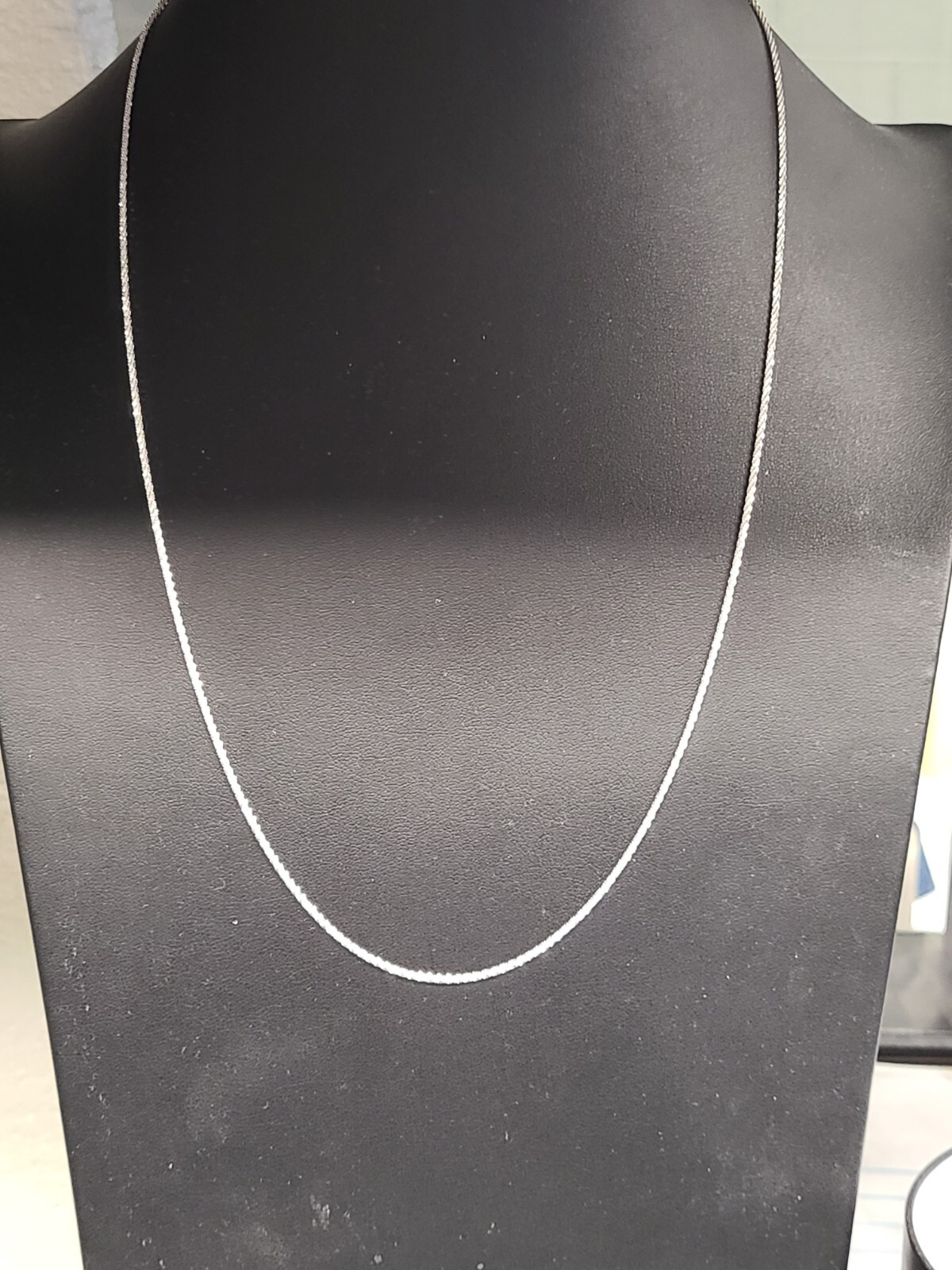 JTV Sterling Silver Adjustable Diamond-Cut 1.4MM Twisted Criss-Cross Chain