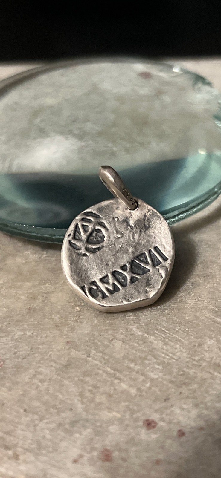 David Yurman .925 Sterling Silver Shipwreck Coin Pendant