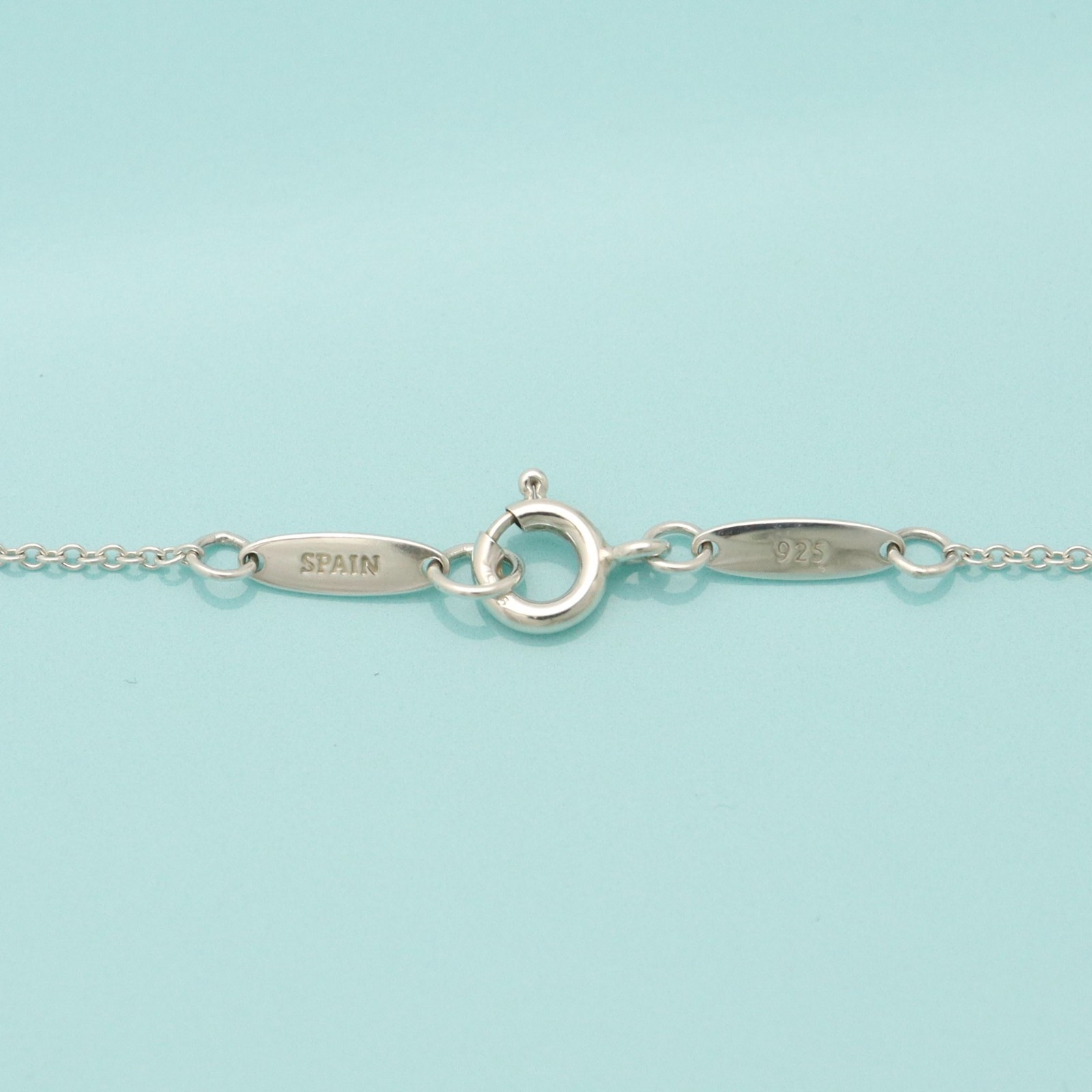 Tiffany & Co. Elsa Peretti Round Circle Disc Pendant Necklace 15.1″ Silver 925