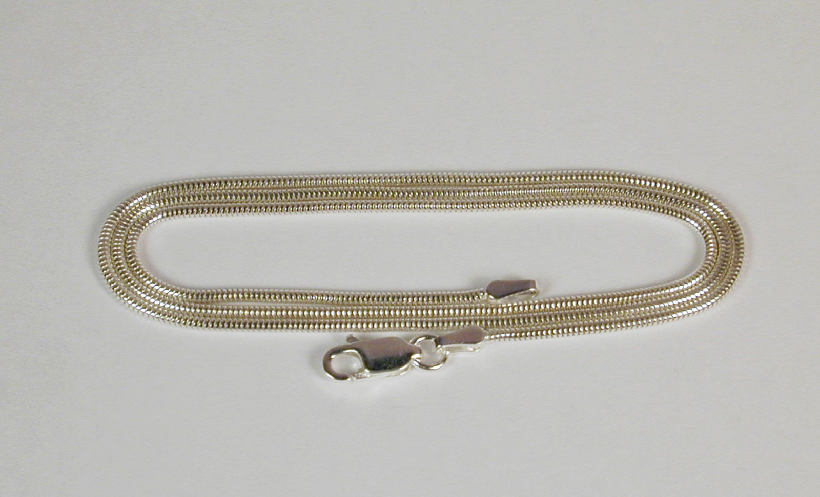 Sterling Silver Snake Chain Necklace 1.4mm 16″, 18″ or 20″ Free U.S. Shipping
