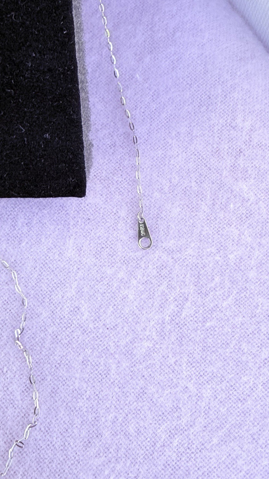 18K white gold Lab Grown Diamond Necklace with 0.50 carat diamond