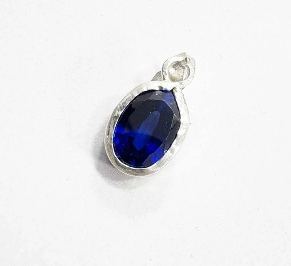 Natural Blue Sapphire Pendant 19.45Ct Necklace Pendant Gemstone 8