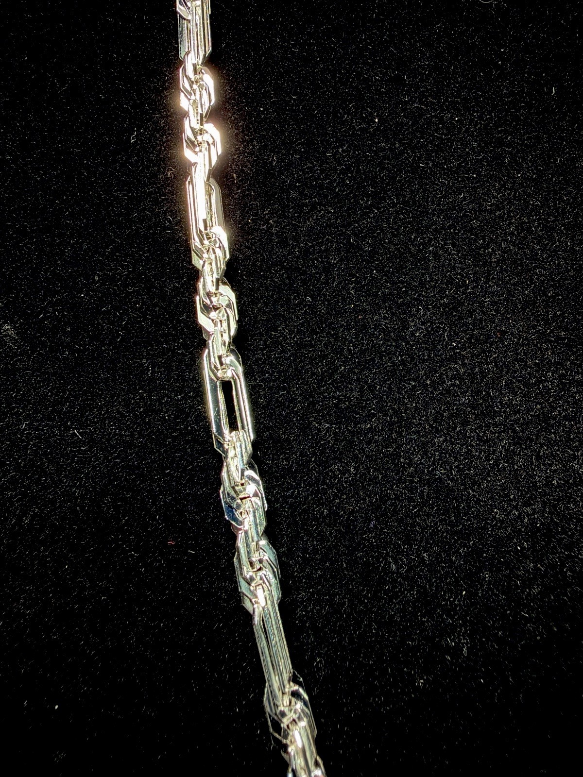 Figarope Milano Italy 925 Stamped Silver filled Necklace 22in 5MM. Brand new.