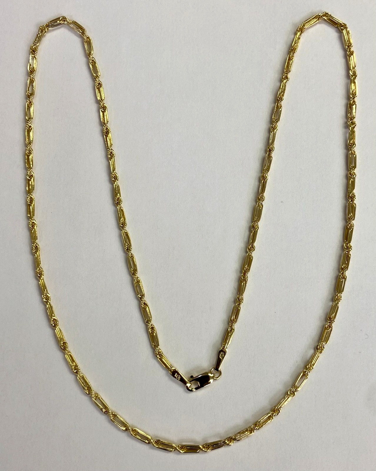 HSN Michael Anthony Jewelry Solid 10K Yellow Gold Milano 20″ Rope Chain Necklace