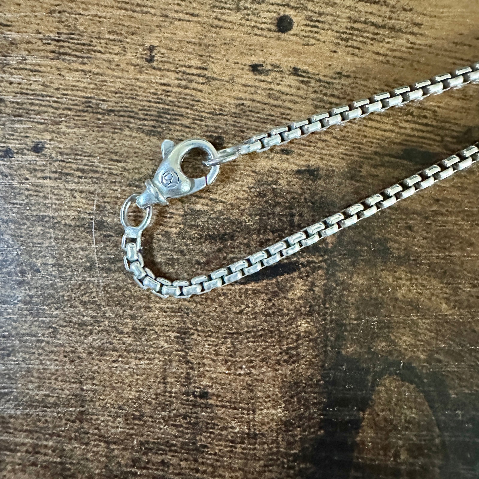 David Yurman Box Chain Necklace in Sterling Silver – 2.7mm – 20″ – FREE SHIPPING