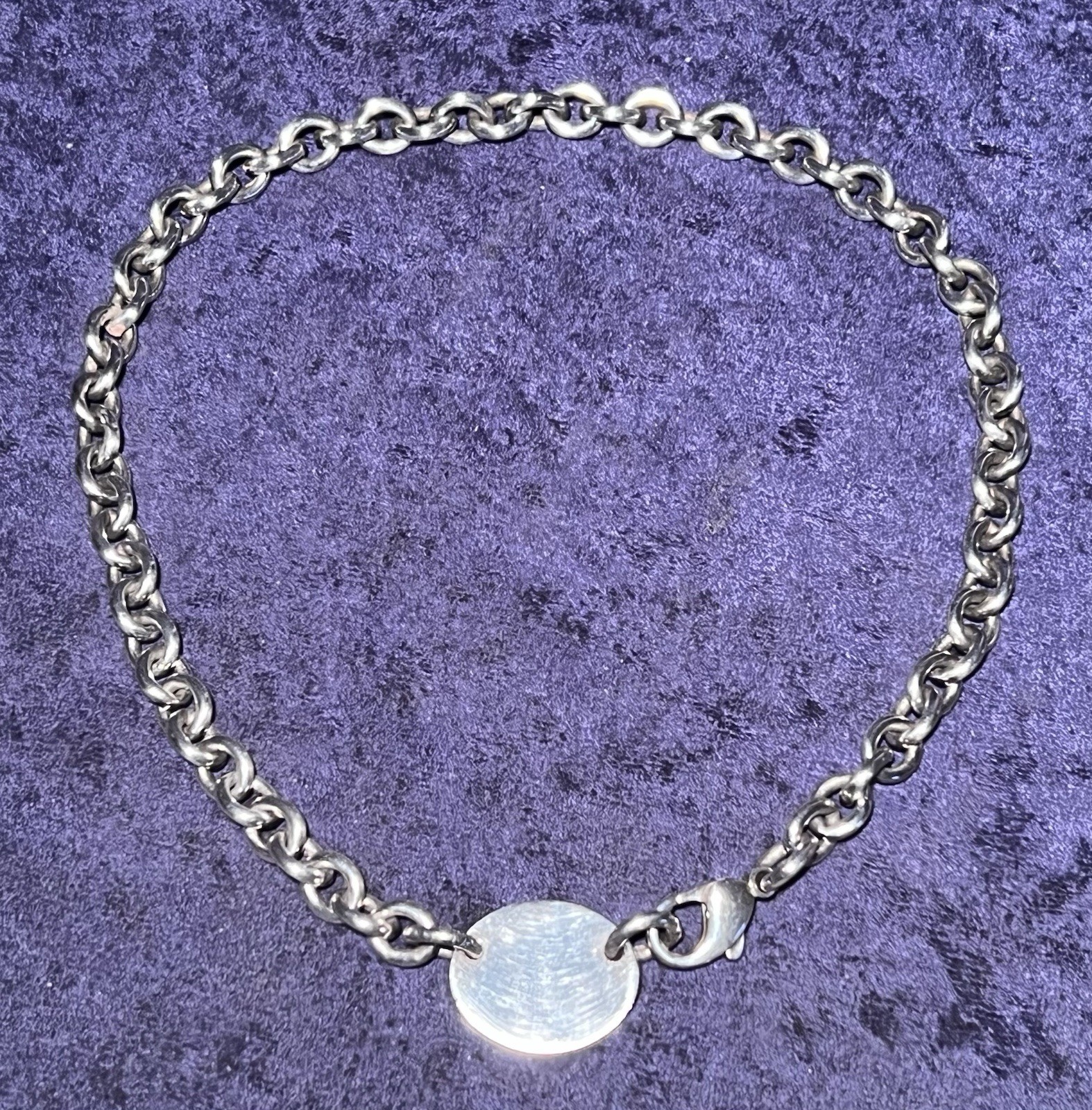Tiffany & Co Return To Tiffany Choker Necklace Sterling Silver 925 15”