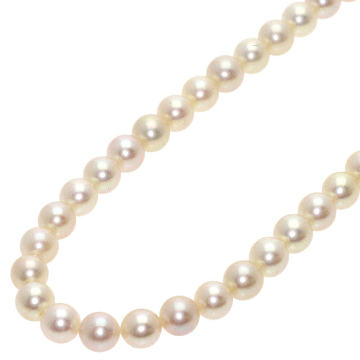 MIKIMOTO Pearl Pearl Necklace Silver Ladies [Used]