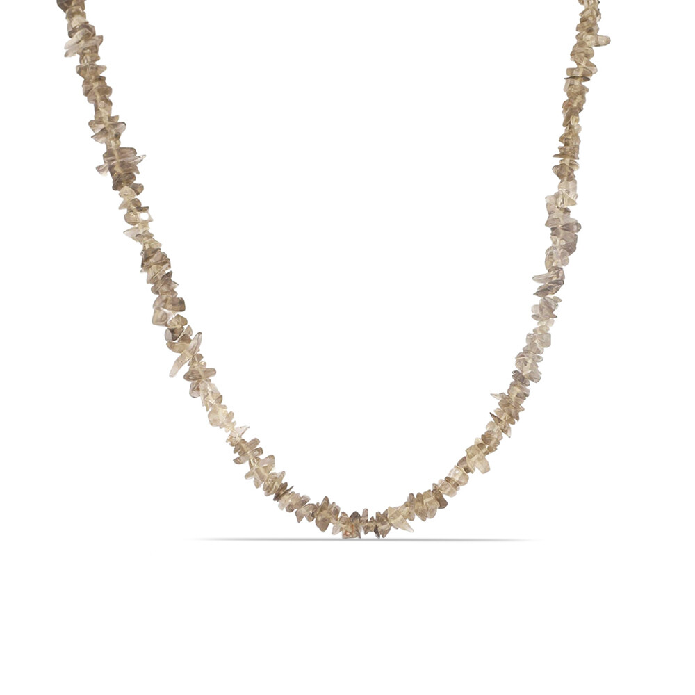 39 Carat Smoky Quartz Necklace Splitter Necklace 925 Sterling Silver Top