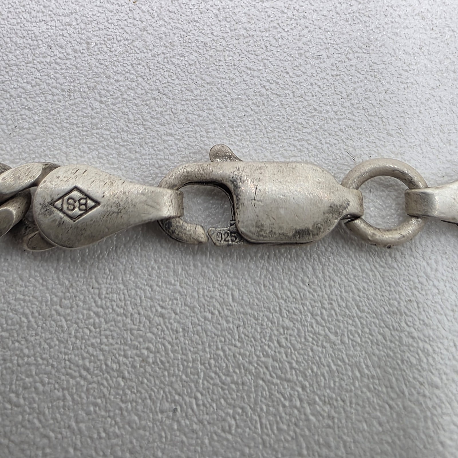 Sterling Silver 925 Italy Cuban Curb Link BSI Necklace 24″ 24.8 grams