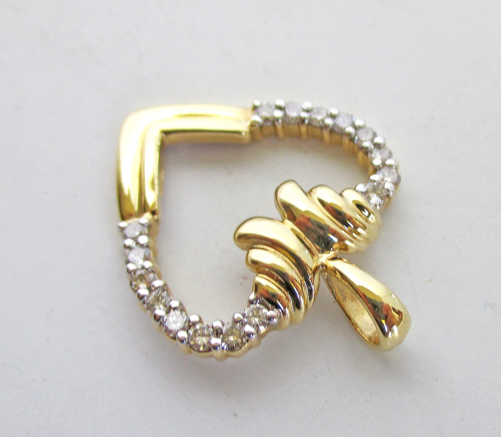 14K Diamond Pendant