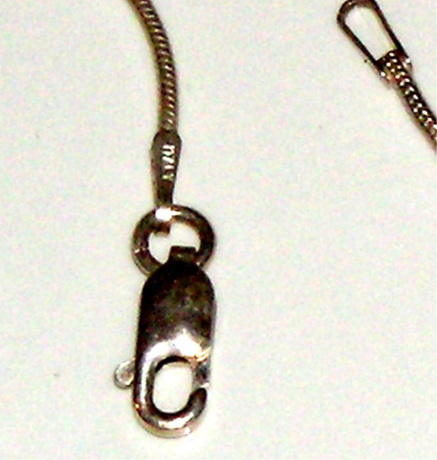 Cat Face Head Pendant Necklace 925 Stamped Silver