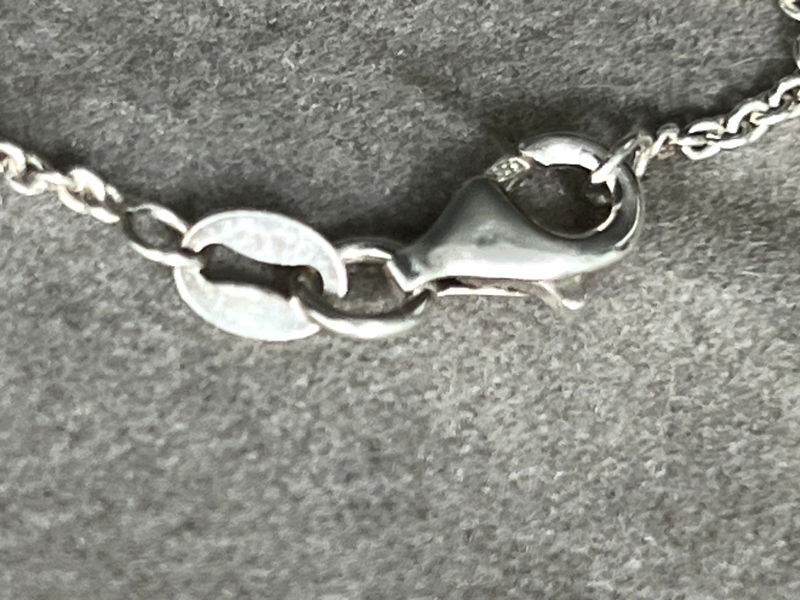 Solid Sterling Silver “925 ITALY” Necklace Abstract Pendant Male/Female/18″ L/6g