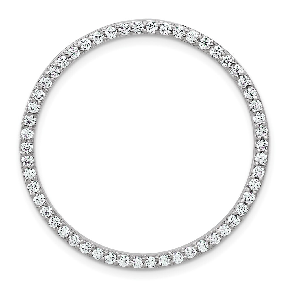14k White Gold 1Ct Lab Grown Diamond Pendant (Clarity-VS/SI, Color G-H) for Mom