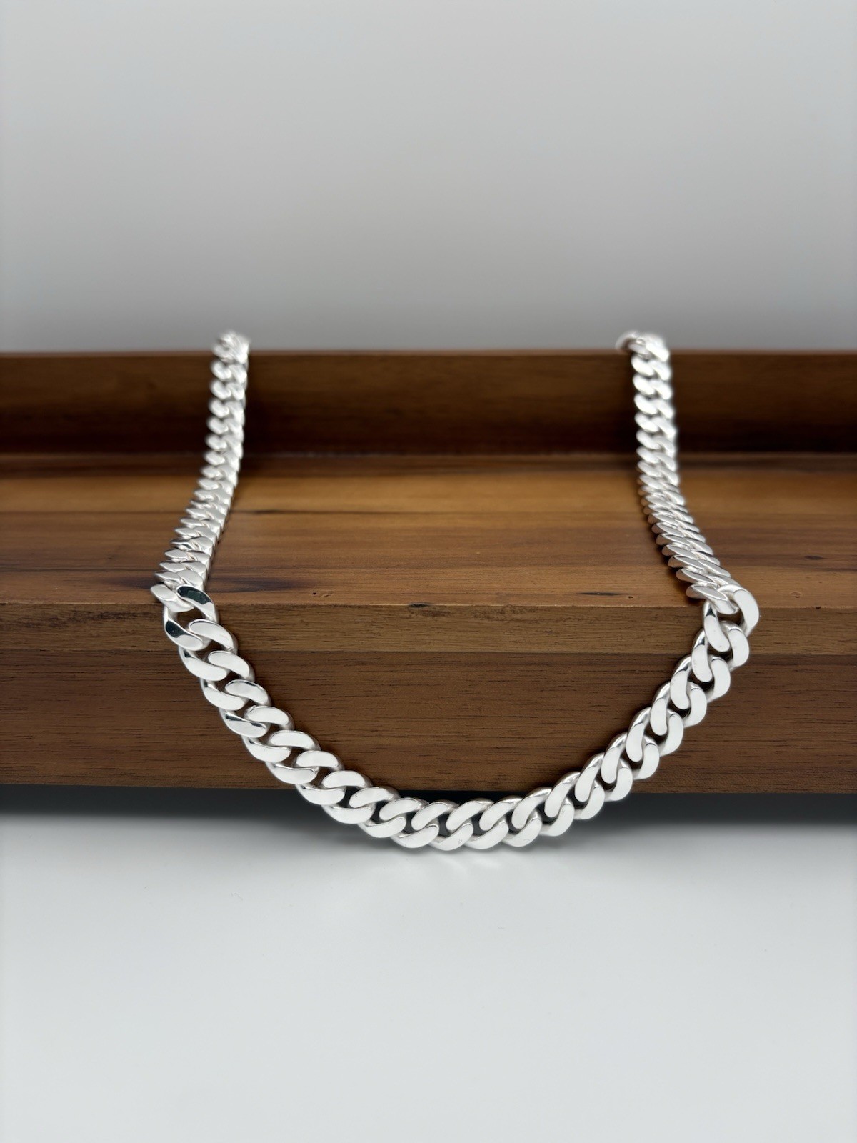 28 INCH 10MM .999 SOLID FINE SILVER CUBAN INFINITY LINK CHAIN NECKLACE 137.6G