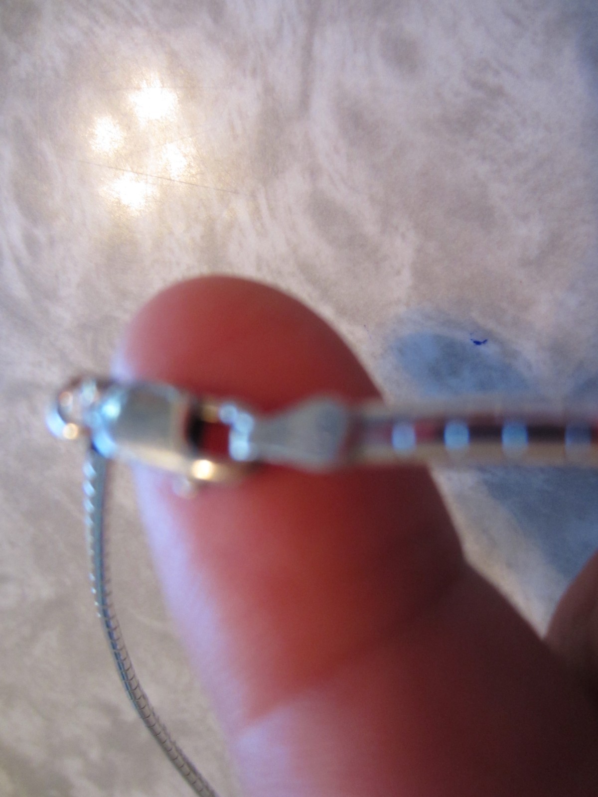 NWOT women’s GORGEOUS 11 grams hallmarked 925 thick choker lobster clasp