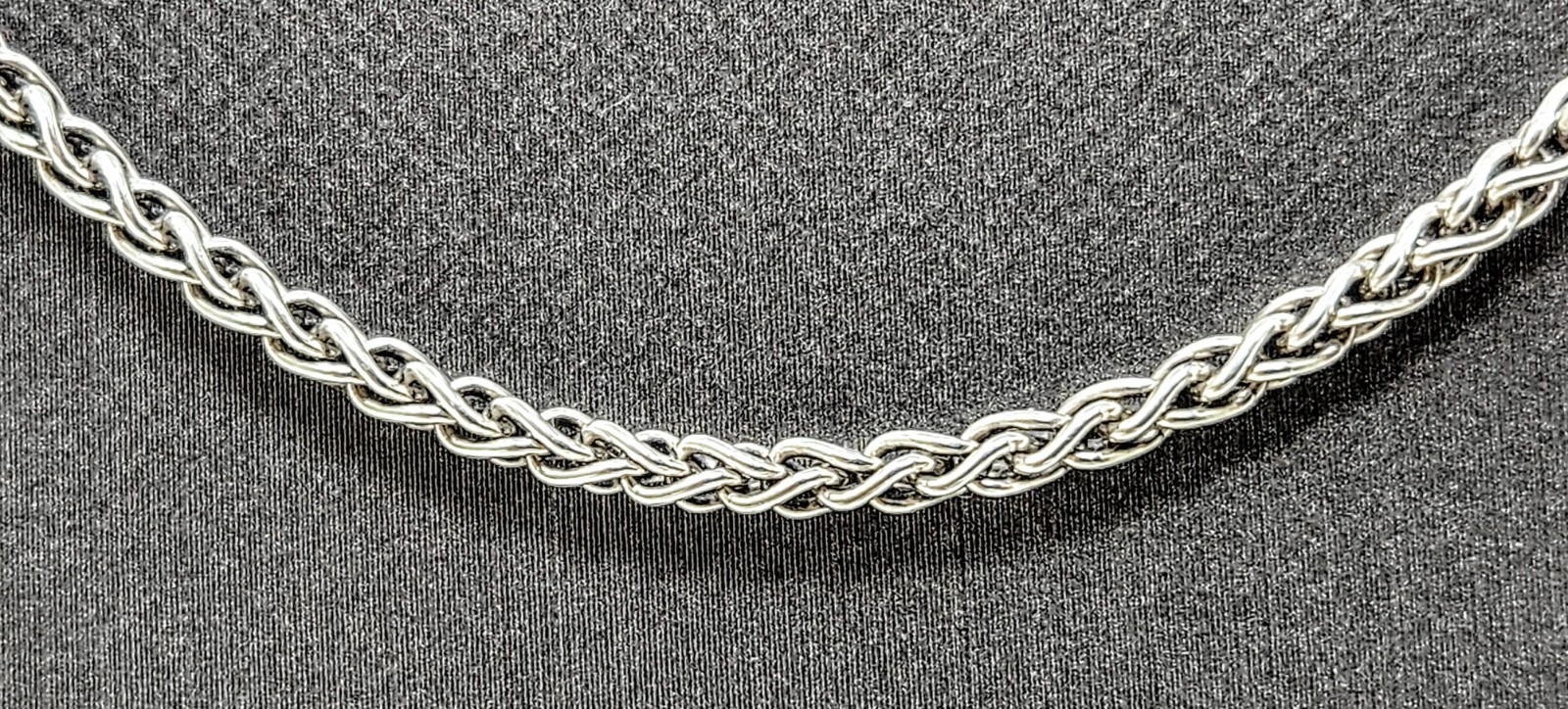 David Yurman 925 Silver 24” Wheat 2.25mm Wide Necklace