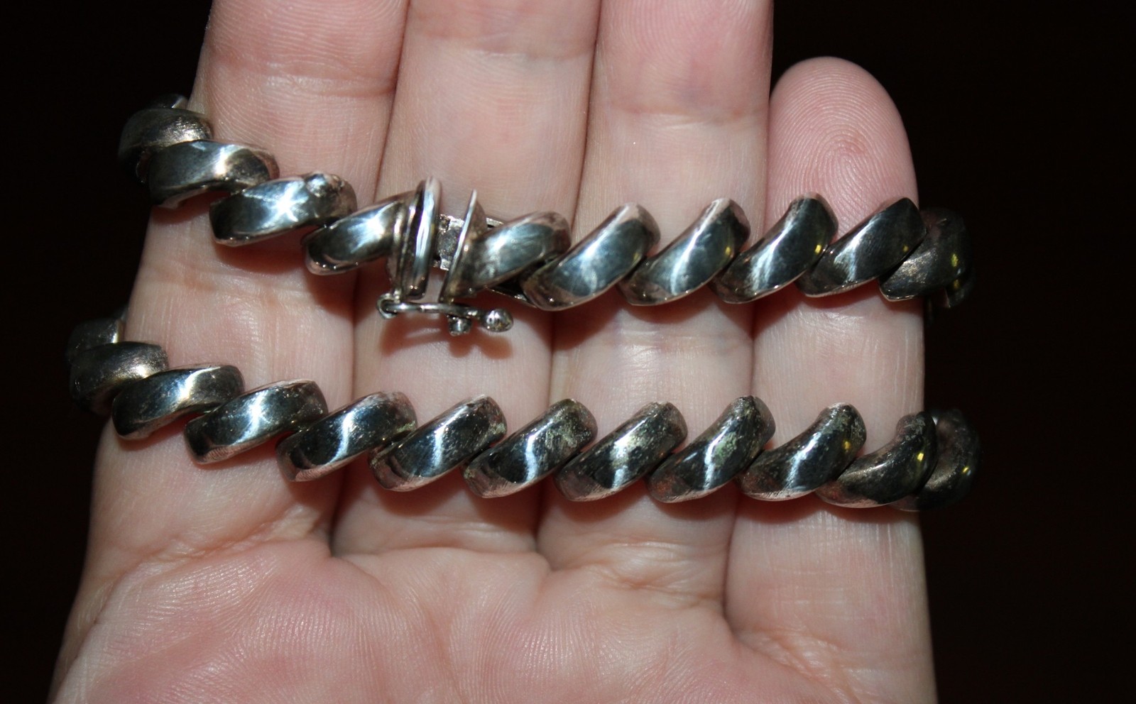 Vintage Italy Milor Solid Sterling San Marco Necklace 33 GRAMS