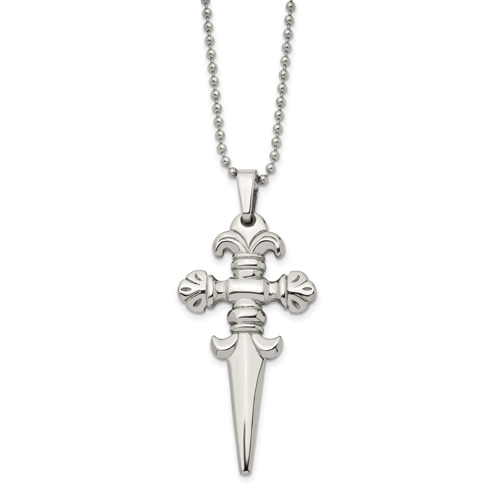 Stainless Steel Dagger Necklace