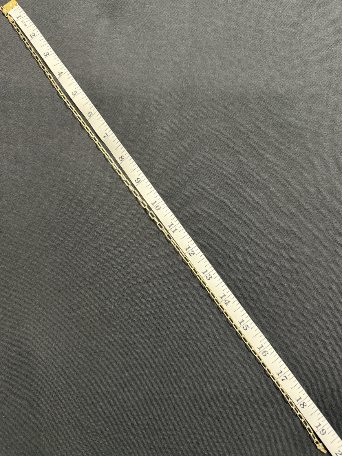 18K Gold Filled 19.5″ 3.5mm 9g Rolo Paperclip Link Chain (Stamped) New