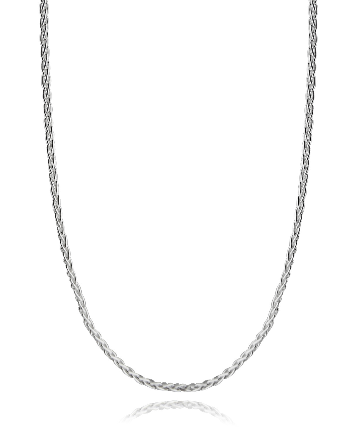 Sterling Silver 1mm SPIGA Wheat Chain Necklace 030 Italy 16″- 30″ NEW 925