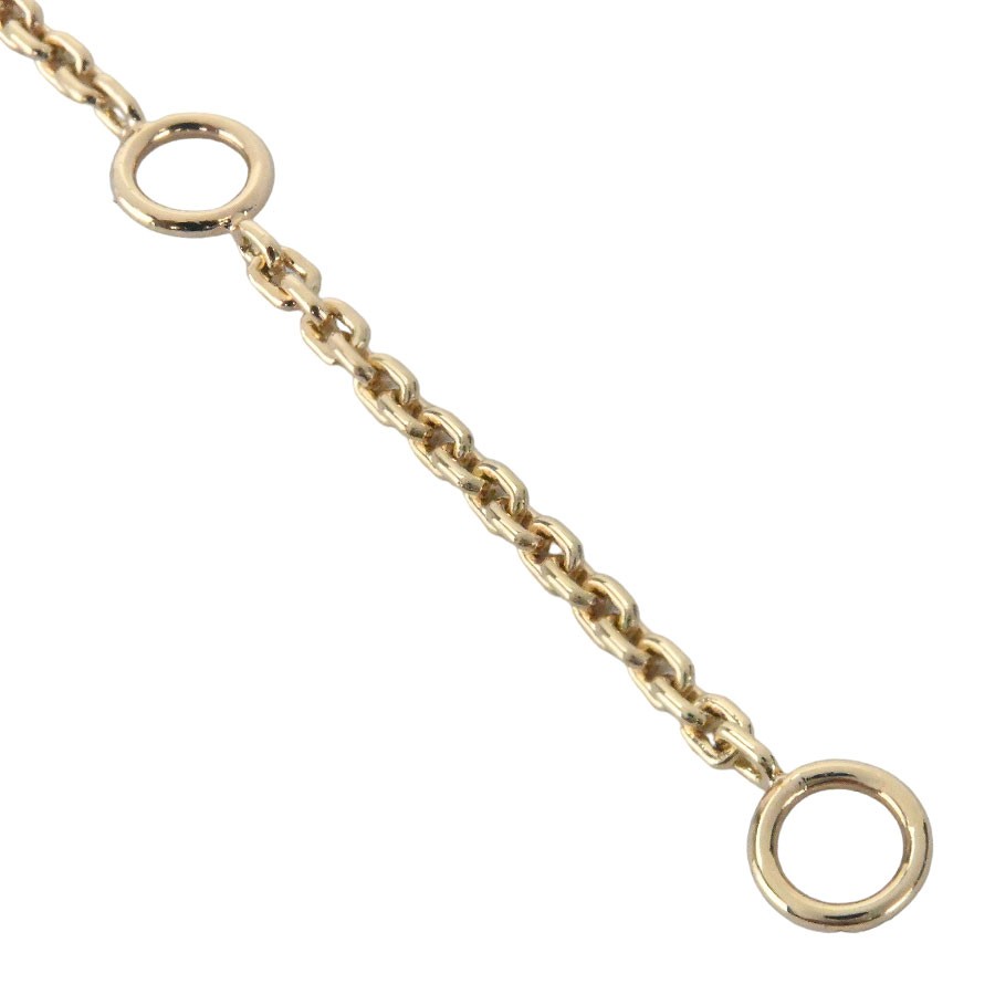 Louis Vuitton Idylle Blossom LV Pendant Necklace K18 Yellow Gold Diamond 40cm