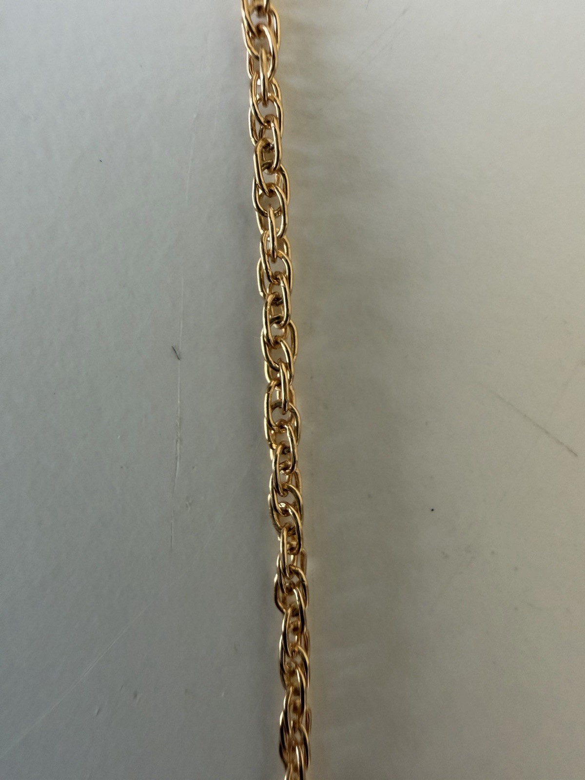 Cable Chain Necklace 14k Gold-filled G.F Made in USA 19-inch