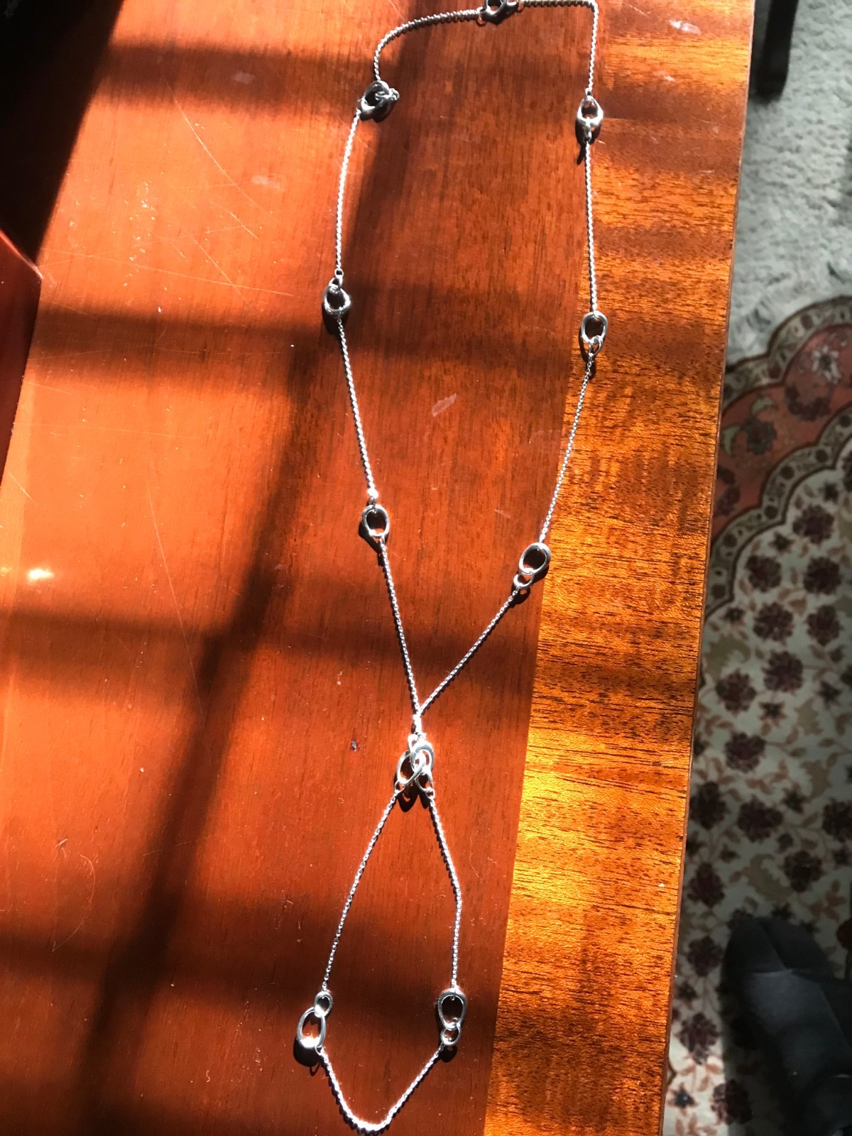 Georg Jensen Sterling Silver Necklace Offspring Collection