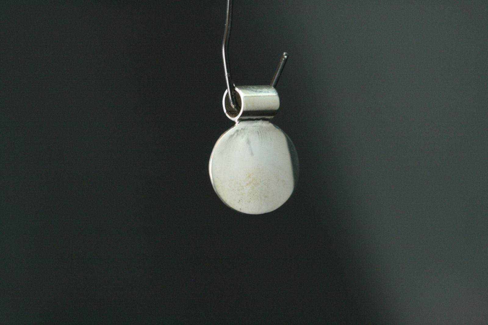Great value A 925 Sterling Silver Oval Engrave-able Slider Pendant (PEN1984)