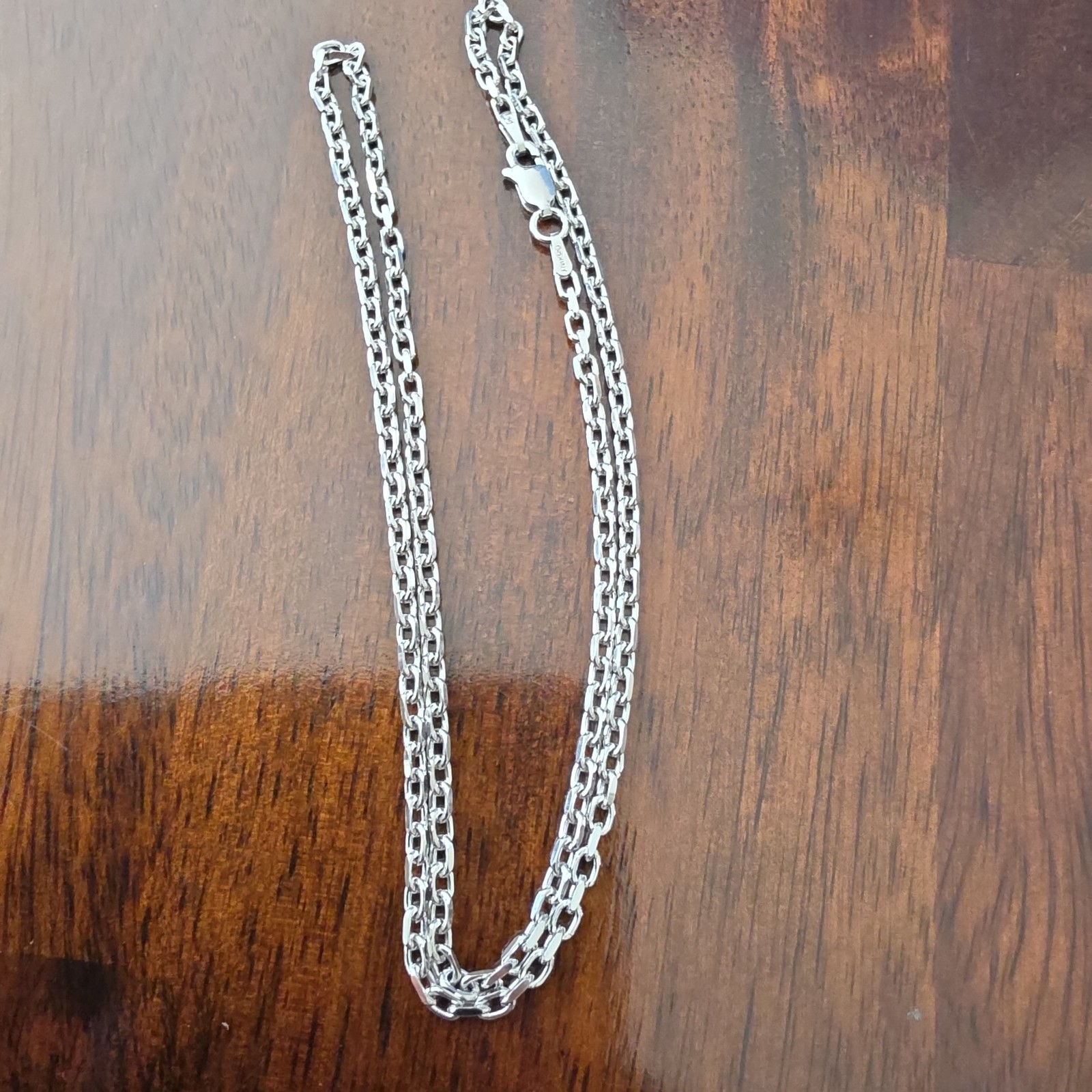 925 Sterling Silver Solid Cable Link Chain 2.4mm 18inch