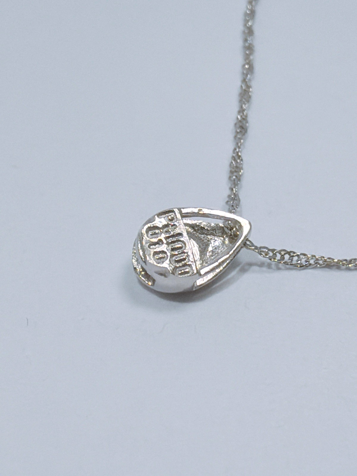 Necklace Pendant Diamond 0.1ct Platinum Pt1000 Pt850 Authentic 0135