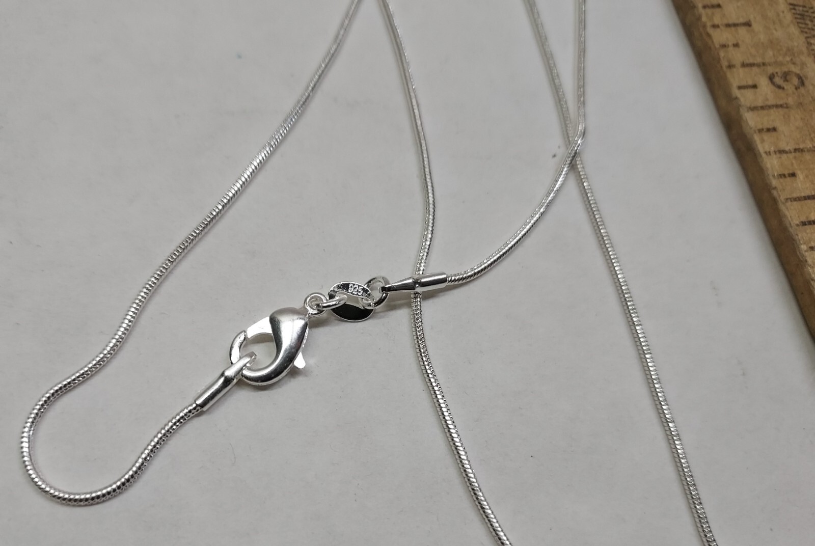 3 – Small round snake necklace – 925 – 24 inch