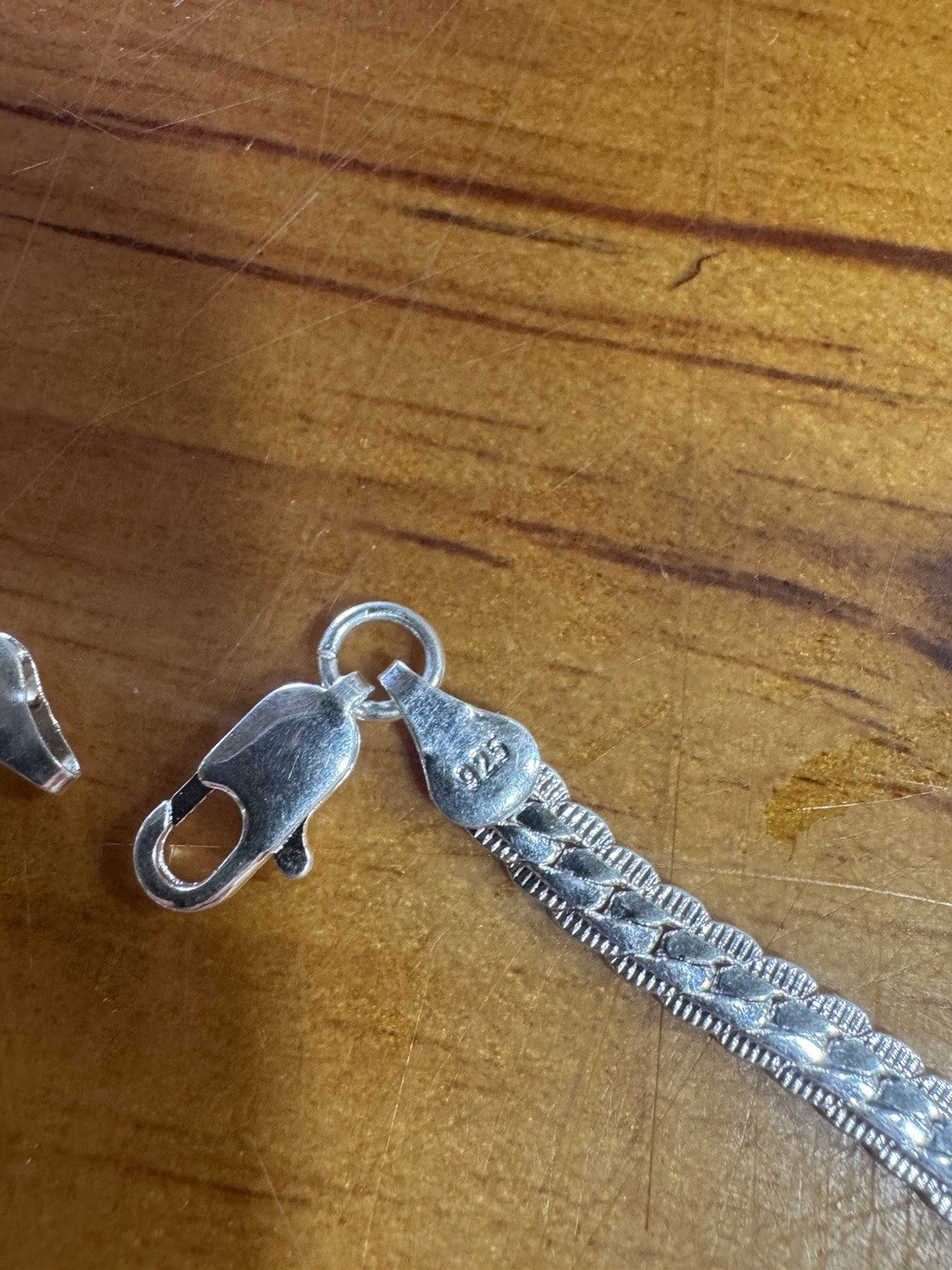 925 Sterling Silver Herringbone Necklace&bracelet, 24in necklace, 8in bracelet