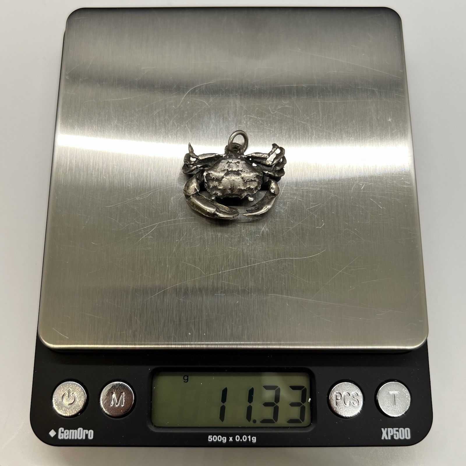 James Avery Sterling Silver Large 3D Crab Pendant