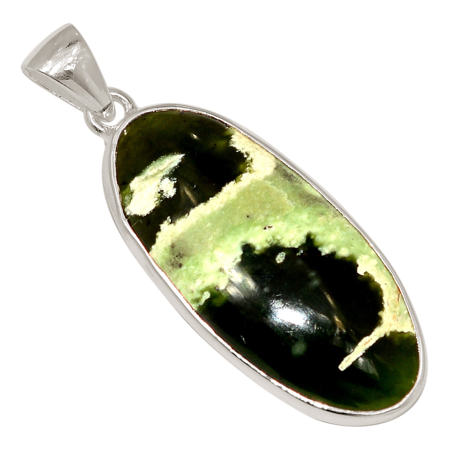 Natural Chrome Chalcedony – Australia 925 Silver Pendant Jewelry ALLP-29869